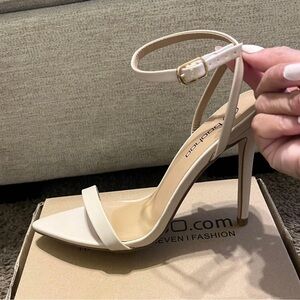 Open Toe Nude Heels